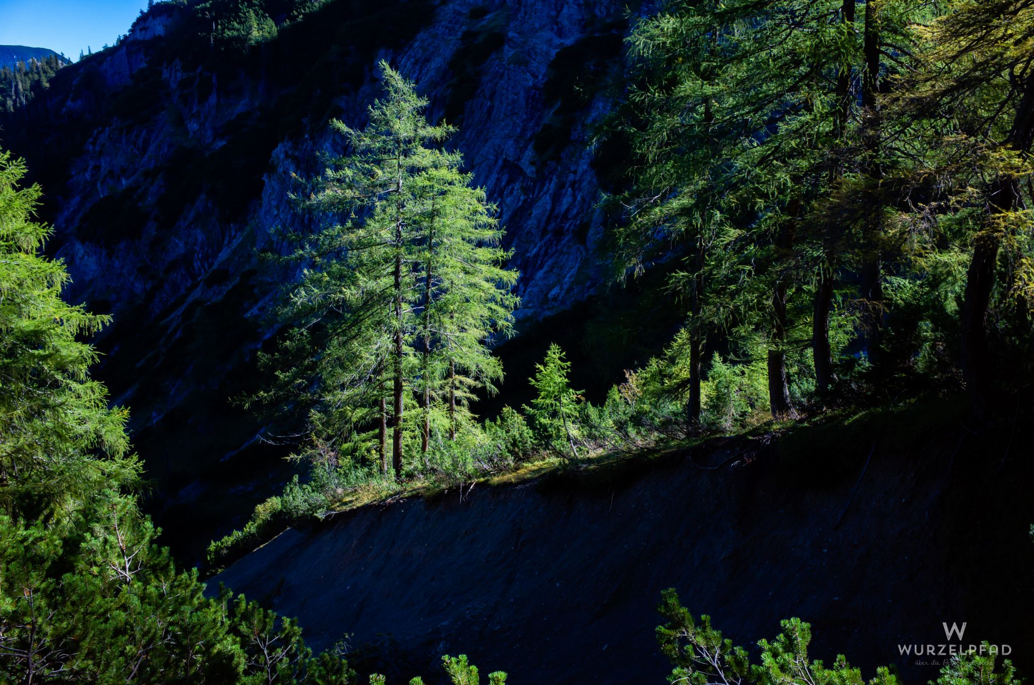 Abstieg ins Kloo-Aschertal